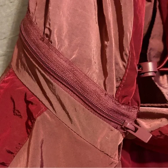 NWT- Chicos Maroon Long lightweight adorable hooded jacket for all seasons❤️ - Picture 10 of 16